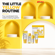 SOME BY MI Yuja Niacin four-piece starter kit — coordinated shelf appeal sales creative for Adilsons Mauritius