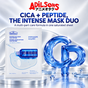 Adilsons ad for The Face Shop Dr.Belmeur Intense Face Mask Cica Peptide: CICA + PEPTIDE, THE INTENSE MASK DUO