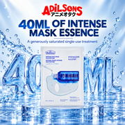 Adilsons ad for The Face Shop Dr.Belmeur Intense Face Mask Cica Peptide: 40ML OF INTENSE MASK ESSENCE