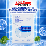 Adilsons ad for The Face Shop Dr.Belmeur Intense Face Mask Cica Peptide: CERAMIDE NP IN THE BARRIER-CARE MIX