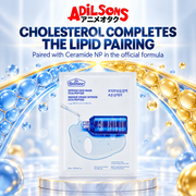 Adilsons ad for The Face Shop Dr.Belmeur Intense Face Mask Cica Peptide: CHOLESTEROL COMPLETES THE LIPID PAIRING