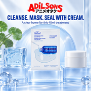 Adilsons ad for The Face Shop Dr.Belmeur Intense Face Mask Cica Peptide: CLEANSE. MASK. SEAL WITH CREAM.