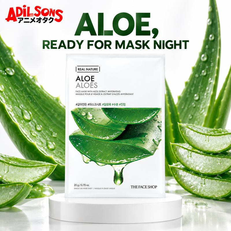 Adilsons creative for The Face Shop Real Nature Aloe mask — ALOE, READY FOR MASK NIGHT