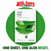 Adilsons creative for The Face Shop Real Nature Aloe mask — ONE SHEET. ONE ALOE RESET.