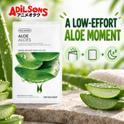 Adilsons creative for The Face Shop Real Nature Aloe mask — A LOW-EFFORT ALOE MOMENT