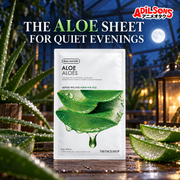 Adilsons creative for The Face Shop Real Nature Aloe mask — THE ALOE SHEET FOR QUIET EVENINGS