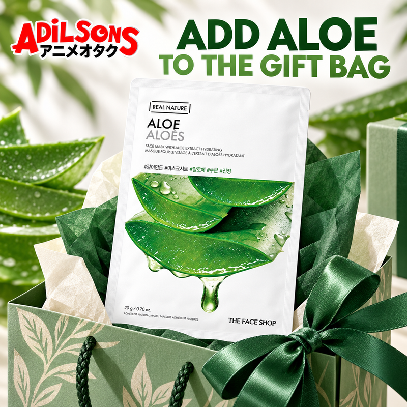 Adilsons creative for The Face Shop Real Nature Aloe mask — ADD ALOE TO THE GIFT BAG