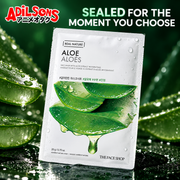 Adilsons creative for The Face Shop Real Nature Aloe mask — SEALED FOR THE MOMENT YOU CHOOSE