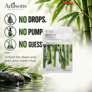 THE FACE SHOP Real Nature Bamboo 20 g mask — no measuring creative for Adilsons Mauritius