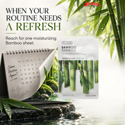 THE FACE SHOP Real Nature Bamboo 20 g mask — routine refresh creative for Adilsons Mauritius