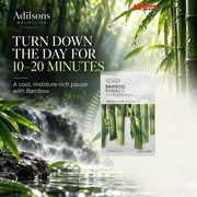THE FACE SHOP Real Nature Bamboo 20 g mask — cooling sensory pause creative for Adilsons Mauritius