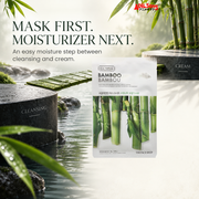 THE FACE SHOP Real Nature Bamboo 20 g mask — routine placement creative for Adilsons Mauritius