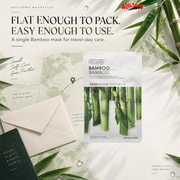 THE FACE SHOP Real Nature Bamboo 20 g mask — flat travel format creative for Adilsons Mauritius