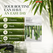 THE FACE SHOP Real Nature Bamboo 20 g mask — easy-day routine creative for Adilsons Mauritius