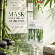 THE FACE SHOP Real Nature Bamboo 20 g mask — time reuse creative for Adilsons Mauritius