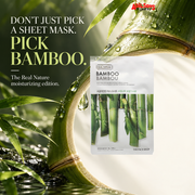 THE FACE SHOP Real Nature Bamboo 20 g mask — decisive bamboo choice creative for Adilsons Mauritius