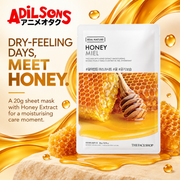 THE FACE SHOP Real Nature Honey Face Mask 20g ad: DRY-FEELING DAYS, MEET HONEY.