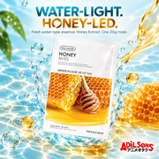 THE FACE SHOP Real Nature Honey Face Mask 20g ad: WATER-LIGHT. HONEY-LED.