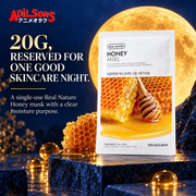 THE FACE SHOP Real Nature Honey Face Mask 20g ad: 20G, RESERVED FOR ONE GOOD SKINCARE NIGHT.