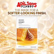THE FACE SHOP Real Nature Honey Face Mask 20g ad: THE MASK FOR A SOFTER-LOOKING FINISH.