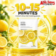 Adilsons Beauty The Face Shop Real Nature Lemon mask ad: 10–15 MINUTES / A short citrus-led masking pause.