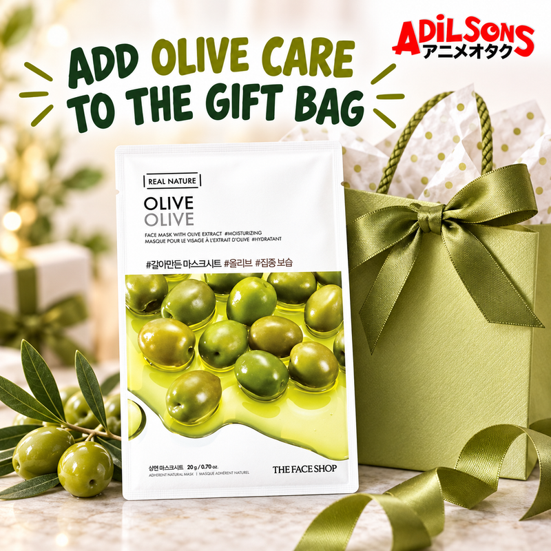 Adilsons creative for The Face Shop Real Nature Olive mask — ADD OLIVE CARE TO THE GIFT BAG