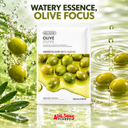 Adilsons creative for The Face Shop Real Nature Olive mask — WATERY ESSENCE, OLIVE FOCUS