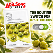 Adilsons creative for The Face Shop Real Nature Olive mask — THE ROUTINE SWITCH FOR DRY-FEELING DAYS