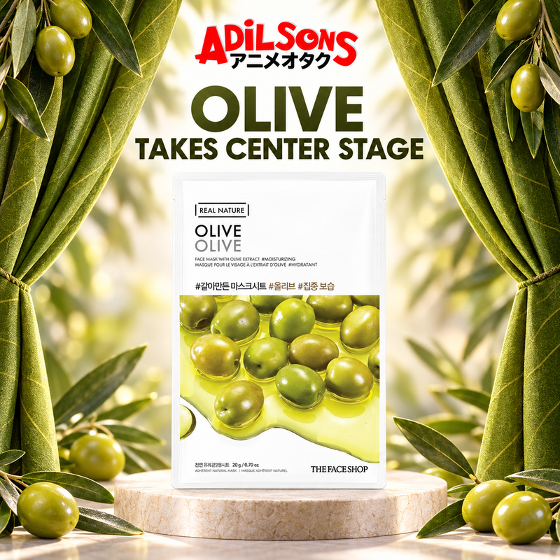 Adilsons creative for The Face Shop Real Nature Olive mask — OLIVE TAKES CENTER STAGE