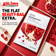 THE FACE SHOP Real Nature Pomegranate mask creative 10: THE FLAT BEAUTY-BAG EXTRA.