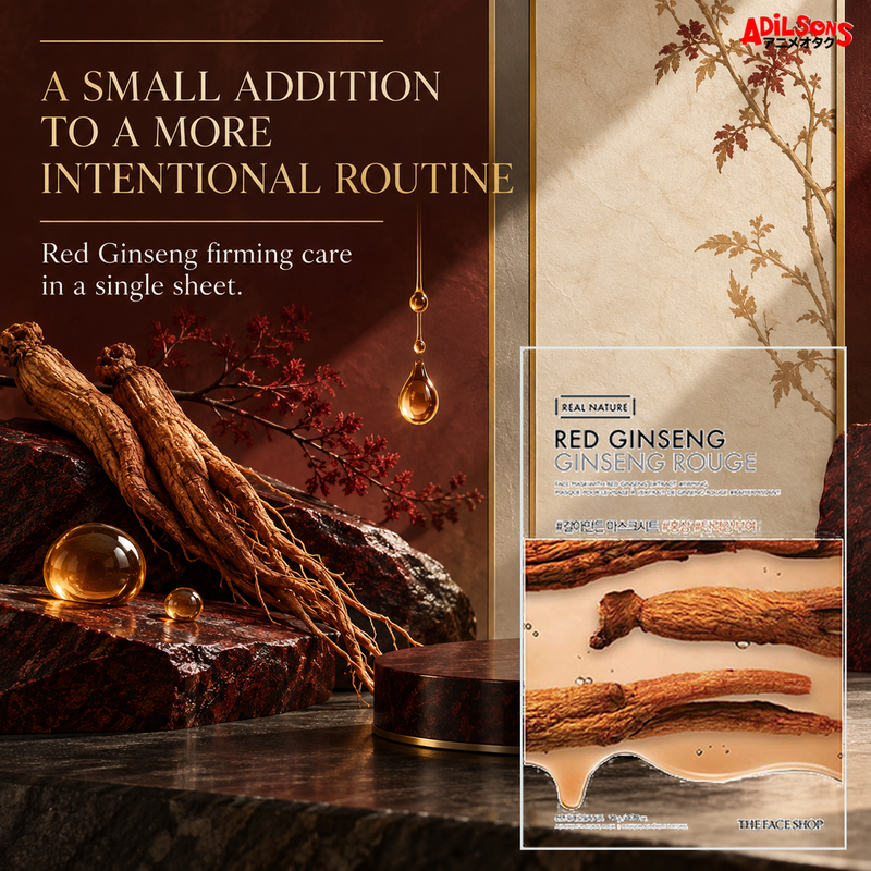 THE FACE SHOP Real Nature Red Ginseng 20 g mask — intentional routine fit creative for Adilsons Mauritius