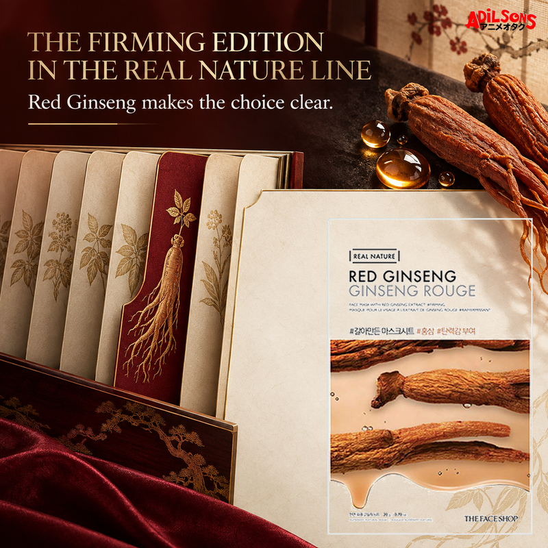 THE FACE SHOP Real Nature Red Ginseng 20 g mask — real nature variant clarity creative for Adilsons Mauritius