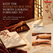THE FACE SHOP Real Nature Red Ginseng 20 g mask — weekend ritual creative for Adilsons Mauritius