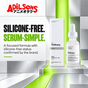 The Ordinary Alpha Arbutin 2% + HA 30ml ad: SILICONE-FREE. SERUM-SIMPLE.