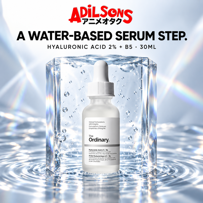 The Ordinary Hyaluronic Acid 2% + B5 30ml creative: water-based serum.