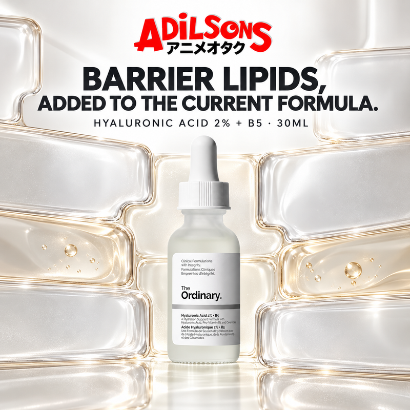 The Ordinary Hyaluronic Acid 2% + B5 30ml creative: barrier lipids.
