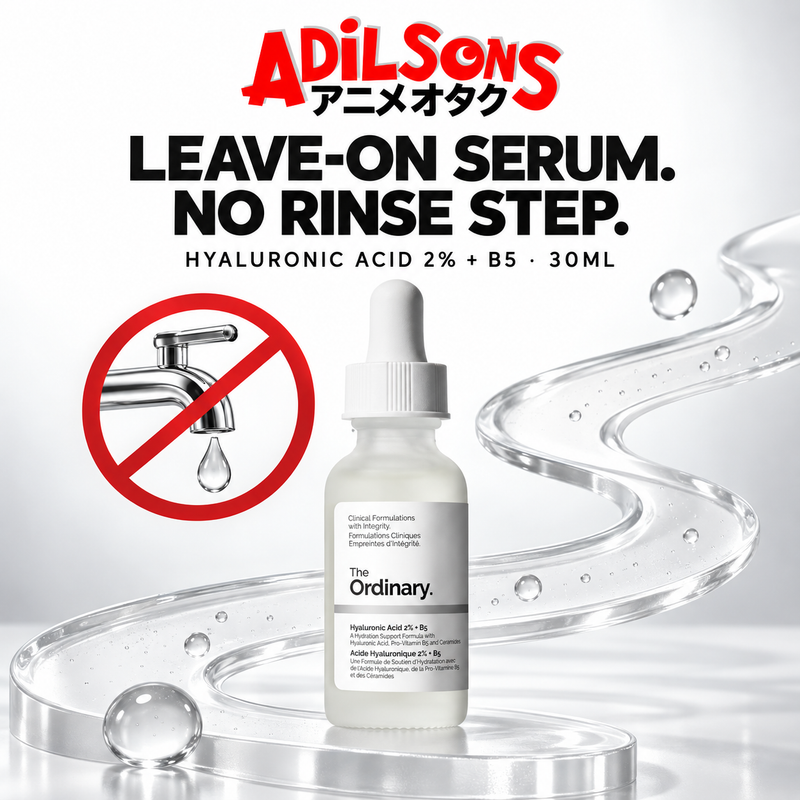 The Ordinary Hyaluronic Acid 2% + B5 30ml creative: leave-on convenience.