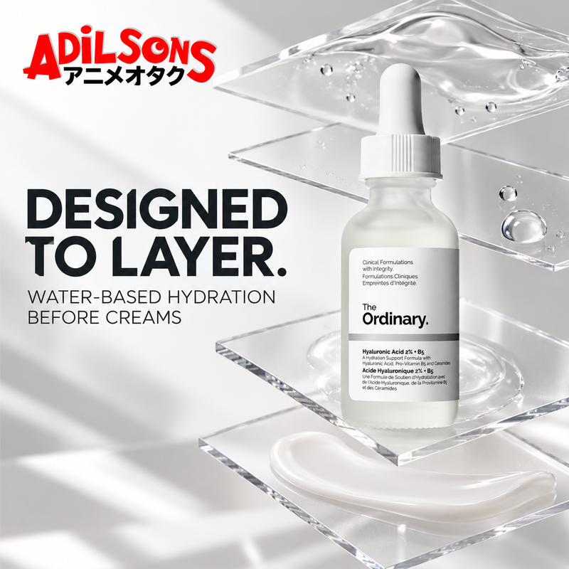 The Ordinary Hyaluronic Acid 2% + B5 30ml creative: layering order.