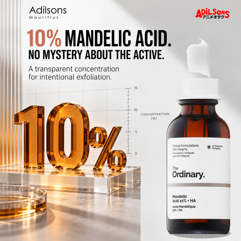 The Ordinary Mandelic Acid 10% + HA 30ml ad — Transparent 10% active