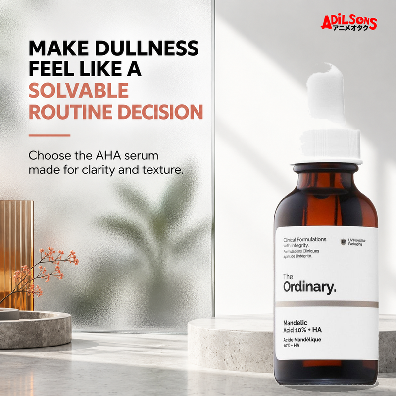 The Ordinary Mandelic Acid 10% + HA 30ml ad — Dullness and clarity decision