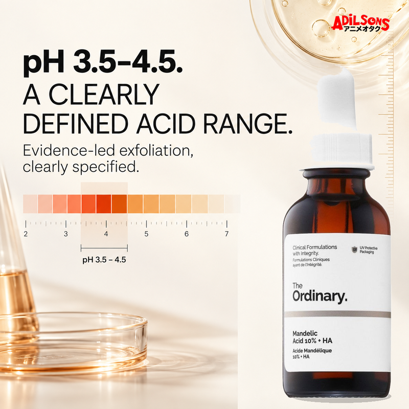 The Ordinary Mandelic Acid 10% + HA 30ml ad — Defined pH range