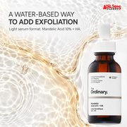 The Ordinary Mandelic Acid 10% + HA 30ml ad — Water-based format