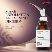 The Ordinary Mandelic Acid 10% + HA 30ml ad — Evening routine placement
