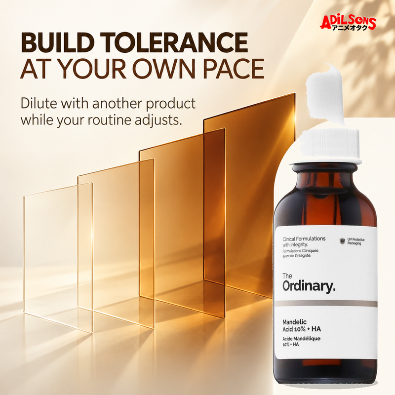 The Ordinary Mandelic Acid 10% + HA 30ml ad — Dilution and tolerance pacing
