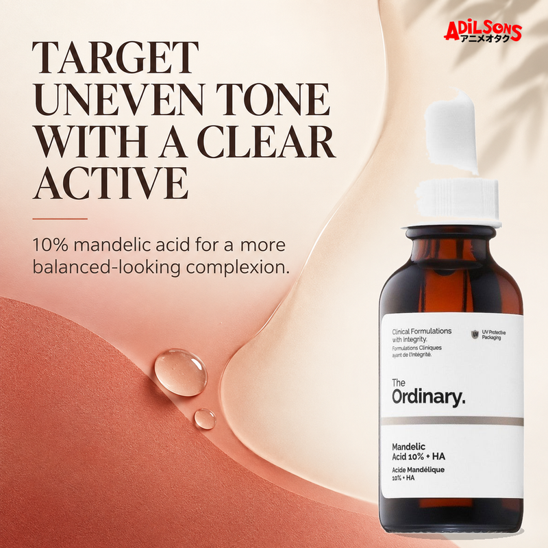 The Ordinary Mandelic Acid 10% + HA 30ml ad — Uneven tone target