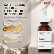 The Ordinary Mandelic Acid 10% + HA 30ml ad — Streamlined formula exclusions