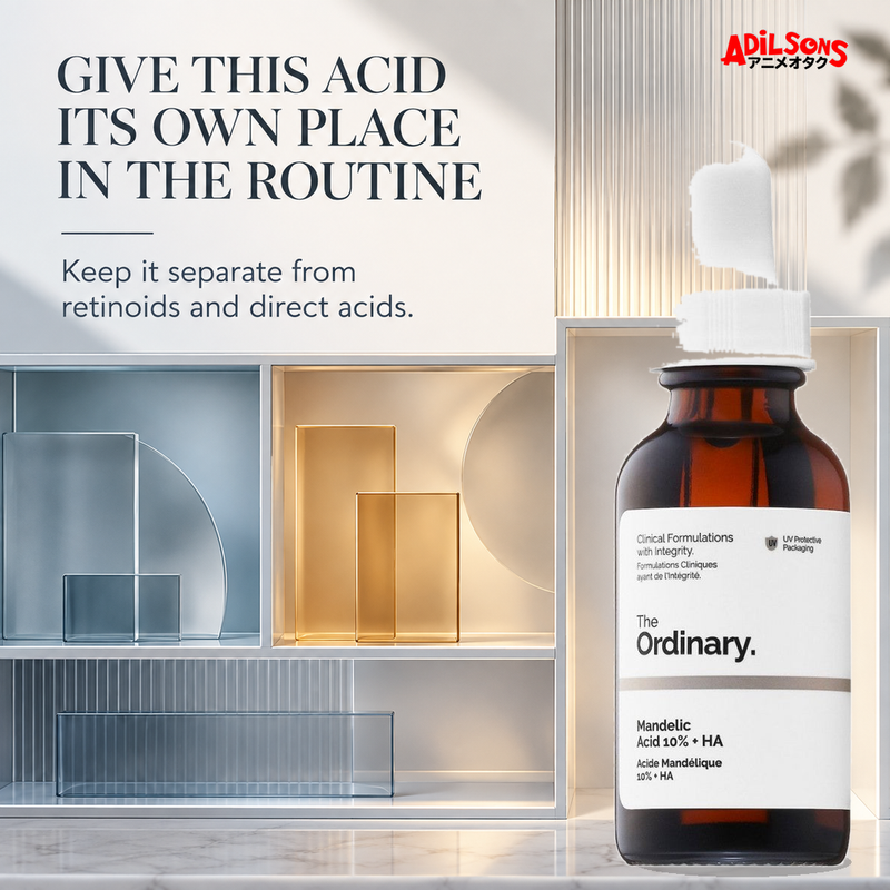 The Ordinary Mandelic Acid 10% + HA 30ml ad — Routine compatibility