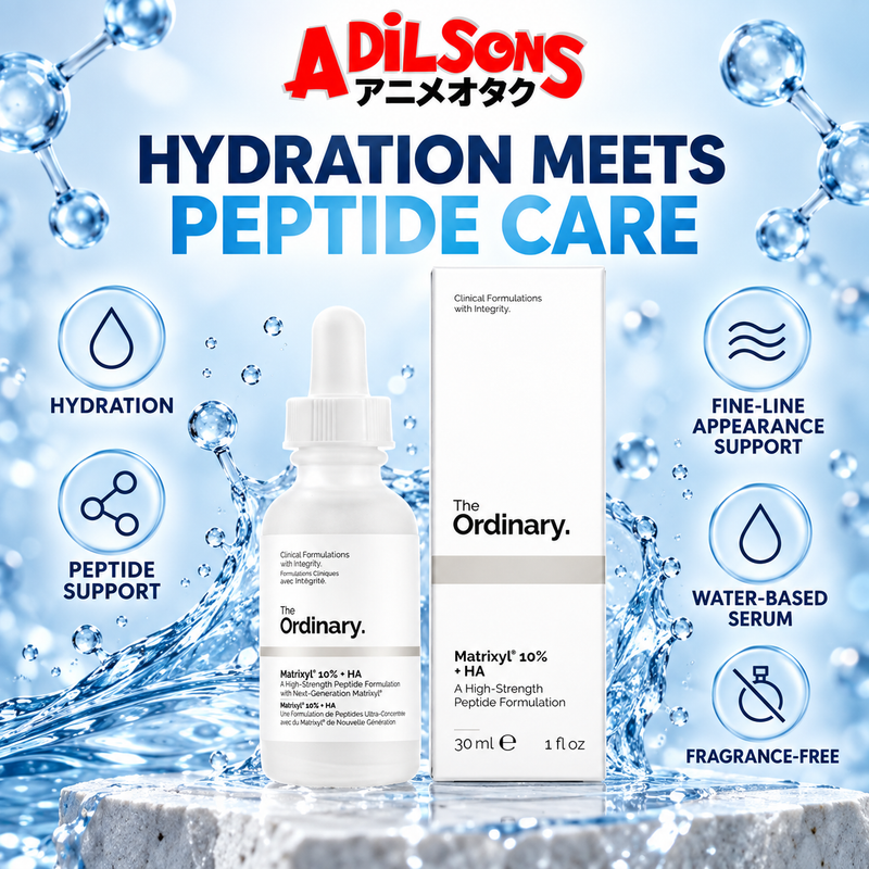 Adilsons creative for The Ordinary Matrixyl 10% + HA 30ml — HYDRATION MEETS PEPTIDE CARE