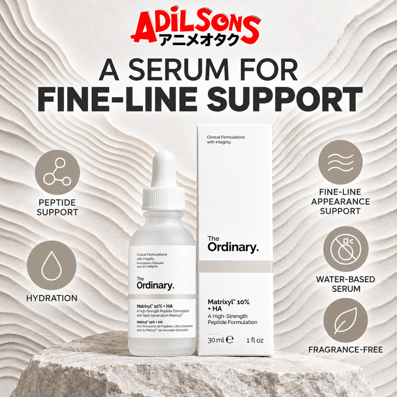 Adilsons creative for The Ordinary Matrixyl 10% + HA 30ml — A SERUM FOR FINE-LINE SUPPORT