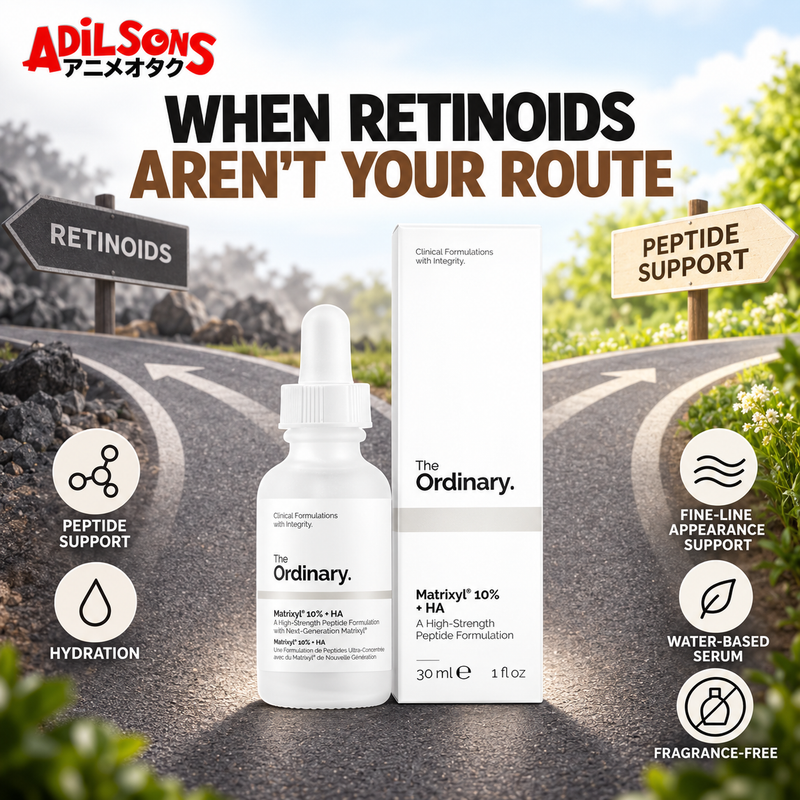 Adilsons creative for The Ordinary Matrixyl 10% + HA 30ml — WHEN RETINOIDS AREN'T YOUR ROUTE